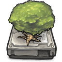 internal,tree,drive icon