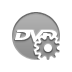 dvd,disk,gear icon