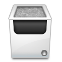 bin, empty, recycle icon
