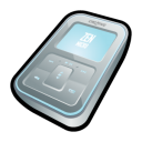 creative,zen,micro,silver,mp3 player,ipod icon