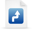 blue, document, file, paper icon