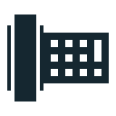 communication, contact, fax, office, phone, telegram svg vector icon