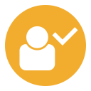 profile, selected user svg vector icon
