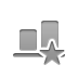 align,horizontal,bottom,star icon