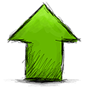 arrow,arrow up,up icon
