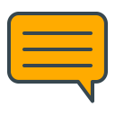 bubble, chat, communication, media, share, social, text svg vector icon