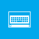 on screen,screen,keyboard icon