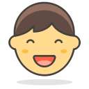 2, boy svg vector icon