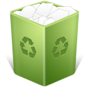 full, recycle bin, trash icon