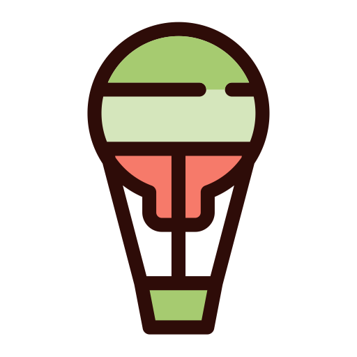 Hot Air Balloon svg vector icon