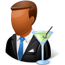 bartender, male icon