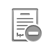 contract,delete icon