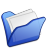 folder,blue,my document icon