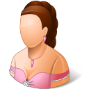 bridesmaid, wedding icon