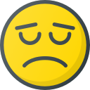 emoji, emote, emot, emot, sad svg vector icon