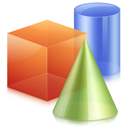 3d, geometric, graphics icon