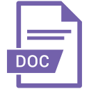 doc, document, extension, file svg vector icon