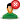 delete, green, male, user icon