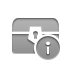 treasure,chest,info icon