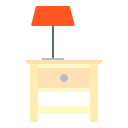 bedside, furniture, house, interior, table svg vector icon
