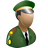 army,officer icon
