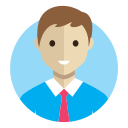 avatar, business, face, people svg vector icon