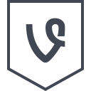logo, media, social, vine svg vector icon