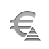 currency,sign,euro,pyramid icon