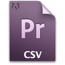 csv, document, file, pr icon