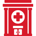 hospital,red icon