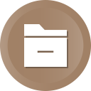 data, delete, folder, minus, remove svg vector icon