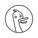 business, duckduckgo, engine, internet, optimization, search, web svg vector icon