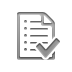 list,checkmark icon