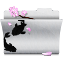 download,white,folder,descending,fall,decrease,down,descend icon