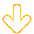 arrow, basic, down, yellow icon