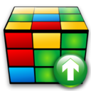 cube,cube up,up,ascend,rise,ascending,upload,increase icon