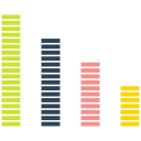 arrow, bar, graph, growth svg vector icon