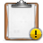 clipboard,alert icon