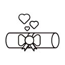 box, boxes, gift, heart, present svg vector icon