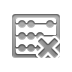 abacus,cross icon