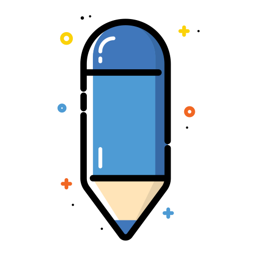 Blue Pen svg vector icon
