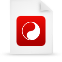 file,document,paper,red icon
