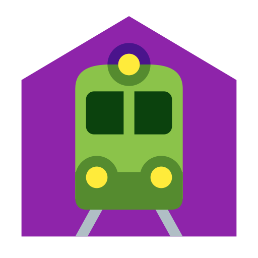 Railway Station svg vector icon