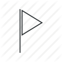 destination, flag, gps, intersection, location, navigation, pin icon
