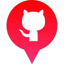 github, logo, media, social svg vector icon