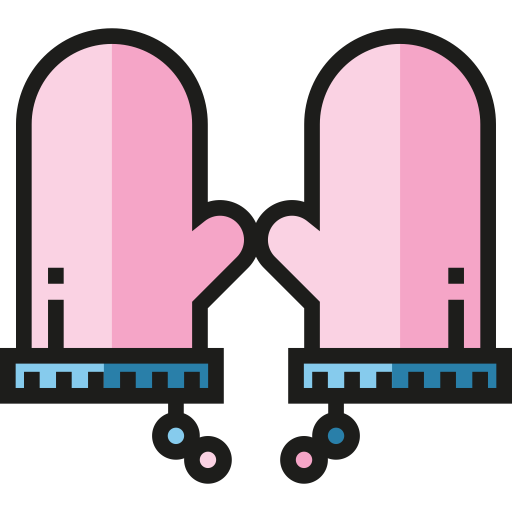 Gloves svg vector icon