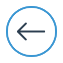arrow left, circle, direction, move, prev, previous, west svg vector icon