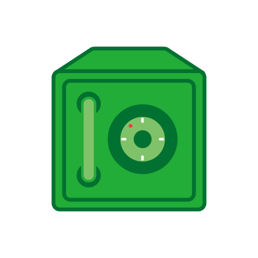 Safe svg vector icon
