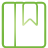 basic, book, bookmark, green icon