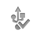 usb,checkmark icon